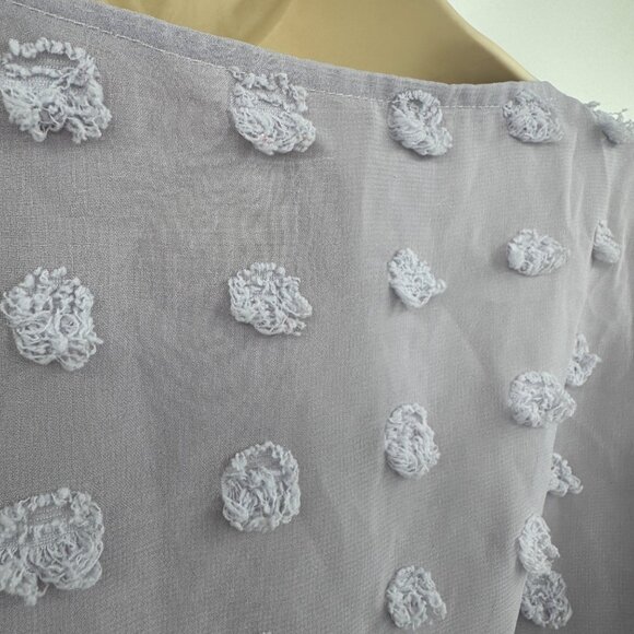 Altar'd State Top blouse Uo Altard State Floral Knit Crop Top lavender lilac pur - Picture 8 of 13